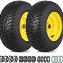 Amazon.com: GICOOL 16x6.50-8 Tubeless Tire and Wheel, 16x6.5-8 Lawn Mower Tires, 3"-4.5" Offset Hub, 3/4" or 5/8" Bearing, Universal Fit Riding Mower and Garden Tractor Front Wheel, 4 Ply, S-Turf Pattern, 2 Pack : Patio, Lawn & Garden