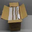 CRUGLA 12x12x12 Shipping Boxes, 10 Pack, White E-Flute Corrugated Cardboard Boxes with Side-Lock and Pre-Applied Double-Sided Tape, Easy Assemble Packing Mailer Boxes for Small Business Shipping