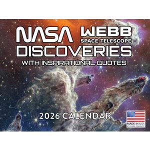 NASA James Webb Quotes Space Calendar 2026 Telescope Astronomy Monthly Wall Calender 12 Month | American Made In The USA