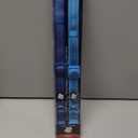 azuza 2 Pack Neoprene Padded Dog Collar for Medium Dogs, Reflective Dog Collar with ID Tag Ring, Adjustable Safe and Comfy Dog Collars,Royal Blue/Sky Blue,M