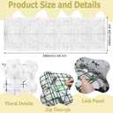 120x40in Privacy Screen for Fence Hydrangea Artificial Ivy Privacy Fence Panels Hedges Floral Wall Backdrop for Balcony Patio Garden Yard Pool Outdoor Decor (White)