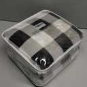 Sealy 12-Volt Heated Car Blanket with 2 USB Output Ports, 3 Heating Levels & 4 Hours Auto Off, Electric Blanket for Car, Truck, SUV, RV or Camping, Machine Washable, 59" X 43", Plaid