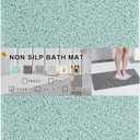 Nonslip Bathtub Mat, Anti Slip Bath Mat 0.6" Extra Thick, Quick Dry Bath Tub Anti Slip Shower Mat, Loofah Non-Slip Bath Mat for Tub Bathroom Pool Kitchen Entryway Home Hotel(Blue 16x39)