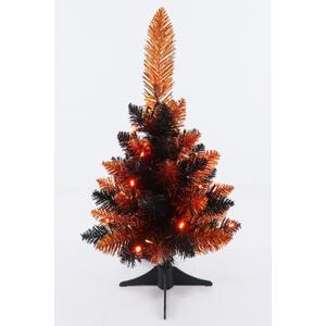 Tabletop Christmas Tree Mini Small 18 inches Christmas Trees Artificial Classic Tinsel Feather Tree Tabletop Christmas Decor Halloween Collection