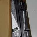 Over The Table Rod Stand with Clamps Adjustable 13''-42'' Tall 29"-98" Length Black Table Arch Hanging for Wedding Birthday Party Halloween Christmas