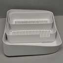 Stackable Storage Bins Plastic Drawer Organizer
