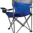 Coleman Big-N-Tall Camping Chair with Cup Holder & Side Pocket, Water-Resistant XL Outdoor Seat Supports up to 600 lbs, Great for Camping, Tailgating, Firepits, Patio, & More, One Size