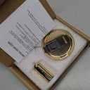 VACNEA Windproof Door Stopper, Mechanical Heavy Duty Adjustable Height Door Catch Holder, Keep Door Open, No Drilling or Screw Mounting with Adhesive Pads & Screws, 1Pack, Gold