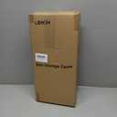 LEHOM Slim Rolling Storage Cart - 4 Tiers Bathroom Organizer Utility Cart Slide Out Storage Shelves Mobile Shelving Unit for Kitchen, Bedroom, Office, Laundry Room, Small Narrow Spaces (7.1" W+White)