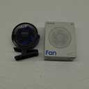 Gaiatop Portable Clip on Fan Battery Operated, Small Powerful 3 Speed Quiet 360° Rotate, USB Rechargeable Mini Personal Cooling Fan for Desk Table Home Office Stroller Camping Women Gifts Black Blue