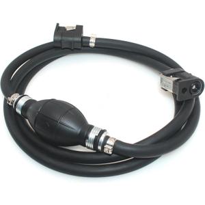 Marine Fuel Line Assembly 5/16 inch Boat Outboard Motor Fuel Line Assembly 7 Foot With Connector and Primer Bulb Compatible With Yamaha Outboard Motors