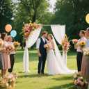 Wedding Arch,7 x 5 FT Metal Arch Backdrop Stand with Support Feet Base,Square Arched Frame for Birthday Party Ceremony Event Balloon Arches Decoration
