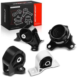 A-Premium 4PCS Engine Motor Mount Transmission Mount Set [Automatic Transmission] Compatible with Acura EL & Honda Civic 2001-2005, L4 1.7L Sedan, Replace# 50840S5A990, 50820S5A007
