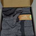 Merino Wool Ski Socks for Men, Women & Youth - Over-the-Calf Full Cushion Thermal Snowboard Socks, Winter Performance (Large, Grey)