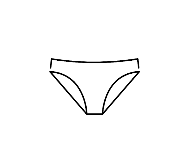 Hanes Women's Organic Cotton Panties Pack, ComfortSoft Underwear, 6-Pack, Size 6/M