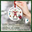 2 x Funny Christmas Ornament 2025 - Its Fine Im Fine Everything is Fine Holiday Tree Decoration, Hilarious Stress Relief Gag Gift, Funny Xmas Movie-Inspired Ornament, Unique Holiday Humor Decor