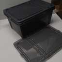 Hamiledyi 2PCS Reptile Feeding Box Snake Breeding Box Transparent Animal Habitat Cage Portable Plastic Turtle Transport Container for Bearded Dragon Lizard Spider Frog Scorpion Gecko 12.6 x 8.6 x 5.9