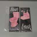 Chinco 4 Pcs Women Funny Wall Art Bathroom Decor 9.84 x 3.94 x 0.2 Inch Glam Bathroom Wall Decor Modern Women Funny Bath Wood Hanging Decoration for Home (Pink)