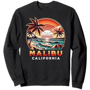 Malibu California Beach Vintage Malibu Sweatshirt Size Large