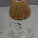 2 Pack- Small Lamp Shades with Bulb and Clip Adapter 