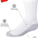 Hanes Boys' Socks Pack, Double Tough Moisture Wicking Ankle, Crew, No Show Socks, 12 & 14 Pair Packs
