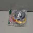 RoundFunny 5 Pack Boys Girls Kids Stethoscope Toy Disposable Plastic Stethoscope Real Working for Girls Boys Doctor Kit Role Play Costume Pretend Game Accessories