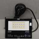 30W LED Flood Lights Outdoor, IP66 Waterproof Security Lights Fixture, 6500K Hardwired Wall Lamp, 2100Lm Ultra Thin Work Light, 120° Beam Angle LED Exterior Floodlight for Garden Yard Patio