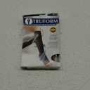 Truform Sheer Compression Stockings, 15-20 mmHg, Women's Knee High Length, Open Toe, 20 Denier, Beige, Medium
