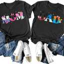 MNLYBABY Mom and Dad Shirt Strawberry Family Matching Tshirt Cute Party Short Sleeve Top for Birthday Girl (XL)
