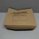 Tall Drum Lamp Shades Set of 2, 10"Top x10" Bottom x 13"High, Beige Lampshade for Table Lamp Floor Lamp, Replacement Lampshades Natural Linen Handcrafted, Spider, Harp Holders Included, Easy Assembly