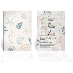 Decalmile SeaShells  Wall Decals Inspirational Quotes Polka Dots Wall Stickers Kids Room Classroom School Library Wall Decor