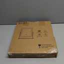 Vanity Mirror with Lights, 14.8x12.6 Inch White LED Makeup Mirror, 3-Color Dimmable LED Smart Touch Screen, 5X Magnification & 360 Rotation, Large Tabletop Makeup Mirror for Bedroom