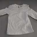 Baby Girls Long Sleeves Solid Color Doll Collar T-Shirt Blouse Toddler Kids Basic Pullover Bottom Tops 2-3T