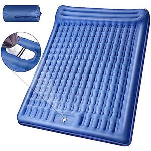 LILTSDRAE Camping Sleeping Pads，Extra Thick 5 Inch Inflatable Sleeping Mat with Pillow Built-in Pump，Oversized Air Mattress Super Portable for Backpacking Hiking, Tent, Traveling