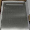 Enga Luxury Bathtub Shower System, Ceiling Mount 14x20 Inch LED Shower Head with 6 Inch Shower Head, Up/Down Waterfall Tub Spout Shower Faucet Set, Brushed Nickel