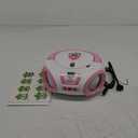 Tunes Kids Boombox CD Player for Children + FM Radio + Includes Batteries - Pink CD Player with Speakers for Toddlers