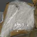 LIHOMR Gift Bags 8.25" x5.9 x3.15 100Pcs White Kraft Paper Bag with Handles for Small Business Christmas Bulk, Wedding, Party Favor, Shopping, Lunch, Halloween Trick-or-Treat Bags