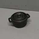 Cast Iron,Pre-Seasoned Pot/Casserole Mini 16oz with Cover