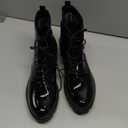 WHITE MOUNTAIN Women's Tappy Lug Sole Combat Boot 8.5