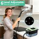 Steam Cleaner, Portable Steamer for Cleaning with 16pcs Accessories, 6-Level Adjustable and 15s Heat-Up, Handheld Steam Cleaner for Home, Tile, Dirt, Grout, Grease, Car Detailing