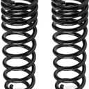 929-928 Rear Heavy Duty Coil Springs for 2009-2018 Ram 1500 2wd 4wd with 70% Extra Load Capacity (1200 Pounds) with a Subtle Height Adjustment, Black