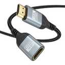 HDMI Extension Cable 15 FT, 4K HDMI Extender Cable Male to Female Adapter Extension Cord 4K@60Hz, 2K, 1080P, ARC, HDR Compatible with Laptop, HDTV, Monitor, Roku, Fire TV Stick, Xbox, PS5