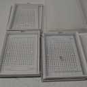 8 Pack Stackable Makeup Organizer, 4.4'' Tall Acrylic Bathroom Makeup Organizer and Storage Drawer with Pull-out Handle, Clear Plastic Storage Bins for Vanity, Pantry, Desk, Undersink, Kitchen