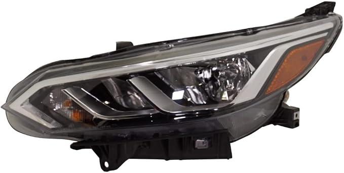 Jecoupoon Right Halogen Headlight Compatible with Sentra S/SV 2020-2022