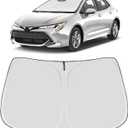 Proadsy 2025 Upgrade Windshield Sun Shade Custom Fit Toyota Corolla 2019-2024 2025 4-Layer Foldable Front Sunshade Protector Sun Visor Blocks UV Rays Keep Car Cooler Accessories