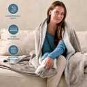 Bare Home Sherpa Fleece Blanket - Twin/Twin Extra Long - Blanket for Bed, Sofa, and Couch - Warm & Lightweight - Fluffy & Soft - Reversible (Twin/Twin XL, Light Taupe)