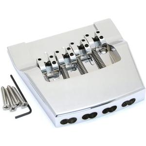 Hipshot Brass Bridge For Rickenbacker Bass - CHROME