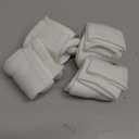 Socks Daze Merino Wool Cushioned Hiking Socks for Men Women, Warm Crew Walking & Boot Socks for Trekking, Work, Outdoor (Medium, 4 Pairs White)