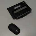 for Samsung Galaxy Z Fold 7 6 5 Trifold Stand and Keyboard, Aluminum Foldable Phone Stand Holder for Desk, 7.9 inch Mini Bluetooth Keyboard, 4 in 1 Portable Set Include Mouse and Pen (Black)