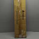 Whitmor Foldable Garment Rack - Rolling Clothes Rack - Adjustable Height - Silver